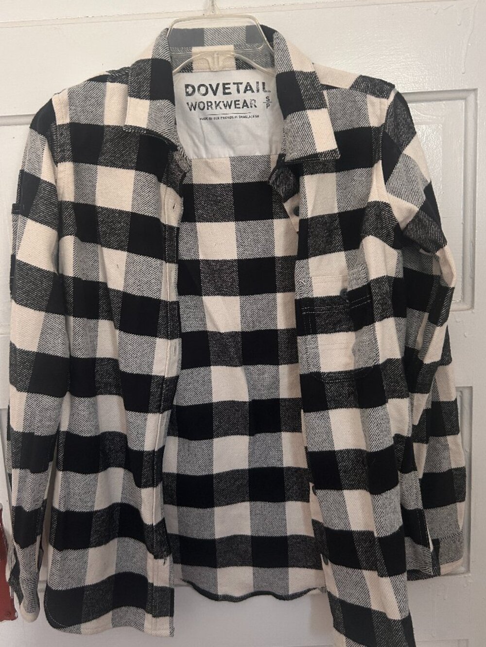Dovetail Workwear - Black and White Plaid Shirt